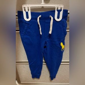 Blue polo sweat pants